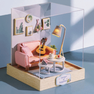 mini casita diy diorama armable rincon de la felicidad