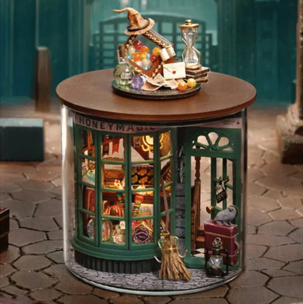 mini casita diy maqueta modelismo bricolage harry potter ollivanders diagon halley