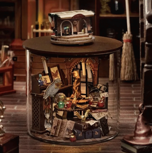 mini casita diy maqueta modelismo bricolage harry potter callejon 9 3/4 diorama