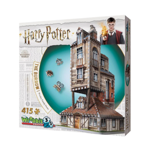 puzzle rompecabezas 415 piezas wrebbit 3d the burrow weasley la madriguera harry potter