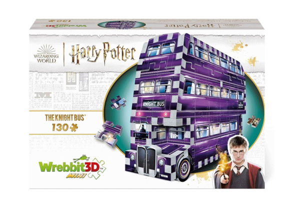 puzzle rompecabezas 130 piezas wrebbit 3d the knight bus auto bus noctambulo harry potter