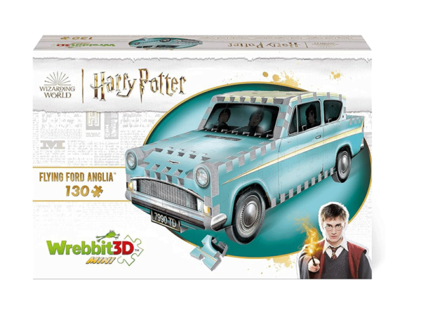 puzzle rompecabezas 415 piezas wrebbit 3d flying ford anglia auto volador harry potter