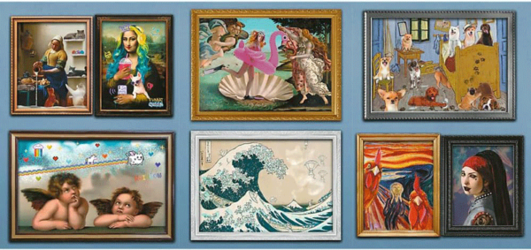 puzzle rompecabezas 9000 piezas arte van gogh venus botticelli mona lisa ola hokusai grito aro de perla unlimited