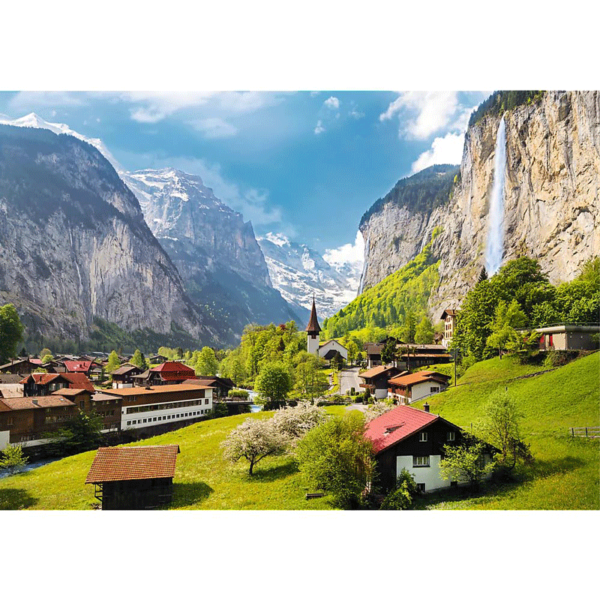 puzzle rompecabezas 3000 piezas trefl paisaje suiza Lauterbrunnen, Switzerland