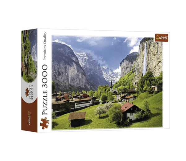 puzzle rompecabezas 3000 piezas trefl paisaje suiza Lauterbrunnen, Switzerland