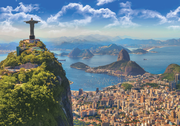 puzzle rompecabezas 1000 piezas trefl view paisaje rio de janeiro brasil