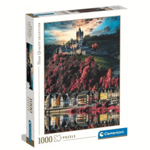 puzzle rompecabezas 1000 piezas castillo cochem paisaje