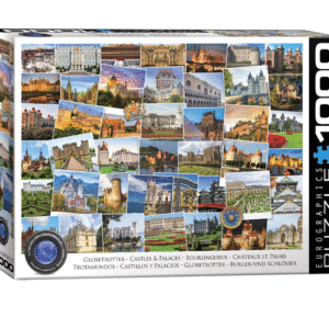 puzzle rompecabezas eurographics 1000 trotamundos castillos y palacios paisajes