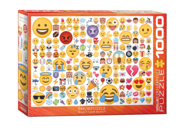 puzzle rompecabezas eurographics 1000 emoji cual es tu estado de animo caras caritas