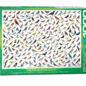 puzzle rompecabezas eurographics 1000 pajaros aves