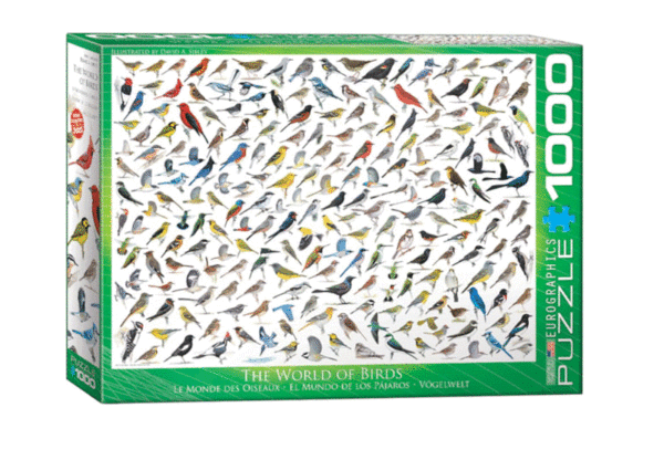 puzzle rompecabezas eurographics 1000 pajaros aves