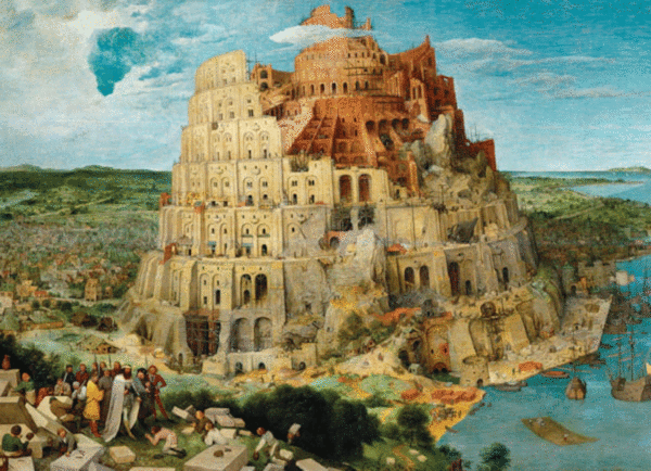 puzzle rompecabezas eurographics 1000 la torre de babel pieter brueguel obra de arte pintura