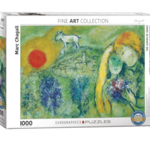 puzzle rompecabezas eurographics 1000 los enamorados de venecia marc chagall obra de arte pintura