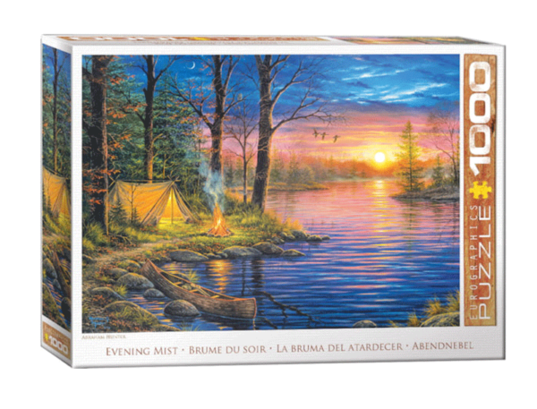 puzzle rompecabezas eurographics 1000 la bruma del atardecer