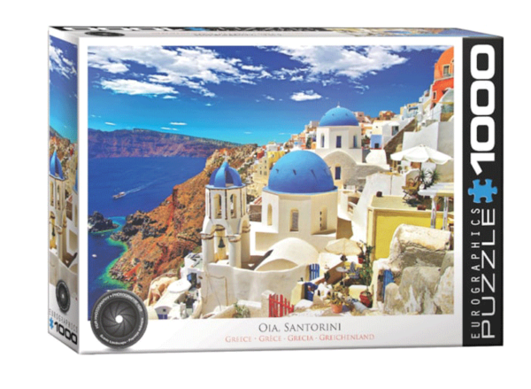 puzzle rompecabezas eurographics 1000 santorini grecia paisaje