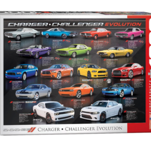 puzzle rompecabezas eurographics 1000 Dodge Charger Challenger Evolution auto