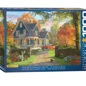 puzzle rompecabezas eurographics 1000 la casa de campo azul paisaje