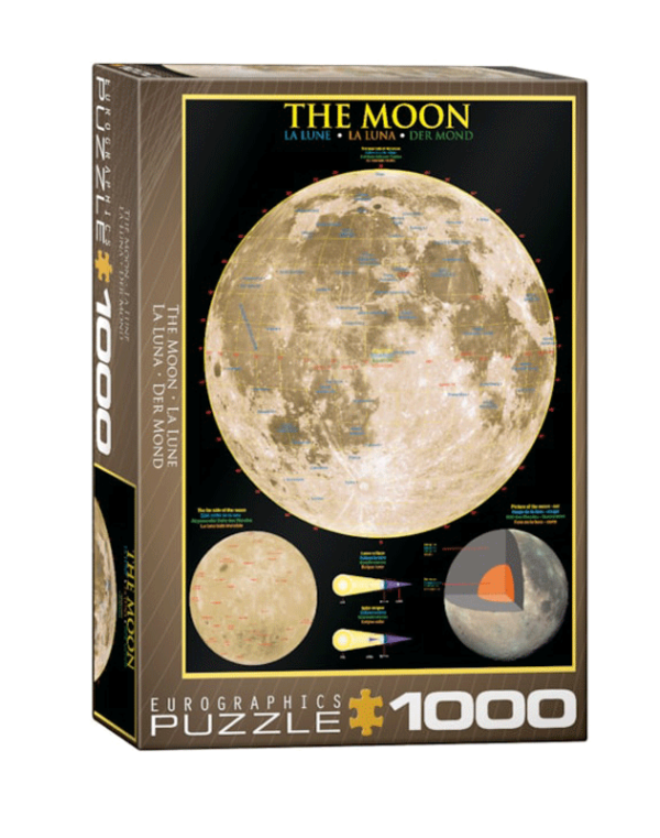 puzzle rompecabezas eurographics 1000 la luna moon planeta