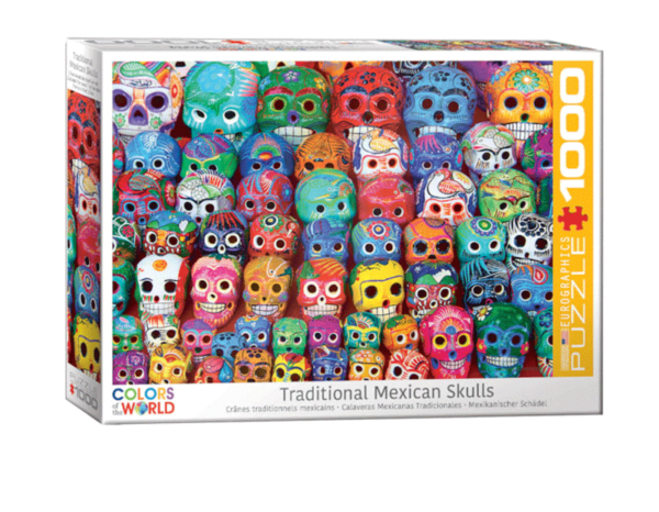 puzzle rompecabezas eurographics 1000 coleccion de calaveras mexicanas