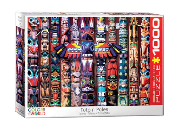 puzzle rompecabezas eurographics 1000 piezas totems coleccion color