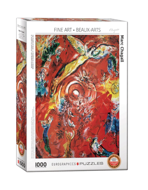 puzzle rompecabezas eurographics 1000 piezas triunfo de la musica marc chagall pintura obra de arte