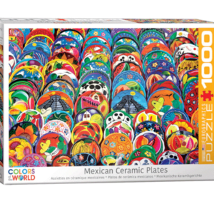 puzzle rompecabezas eurographics 1000 piezas platos de ceramica mexicanos color coleccion