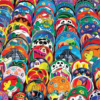 puzzle rompecabezas eurographics 1000 piezas platos de ceramica mexicanos color coleccion