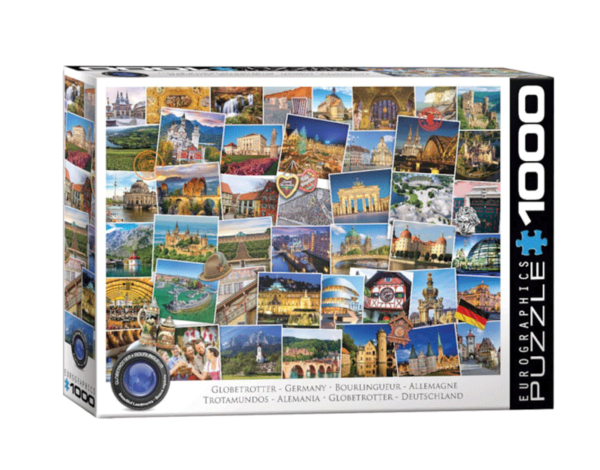 puzzle rompecabezas eurographics 1000 trotamundos alemania paisajes