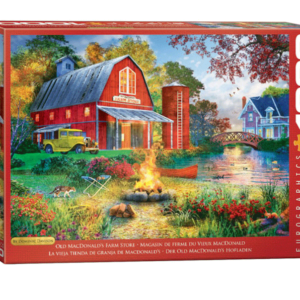 puzzle rompecabezas eurographics 1000 piezas la vieja granja de mc donals campo paisaje