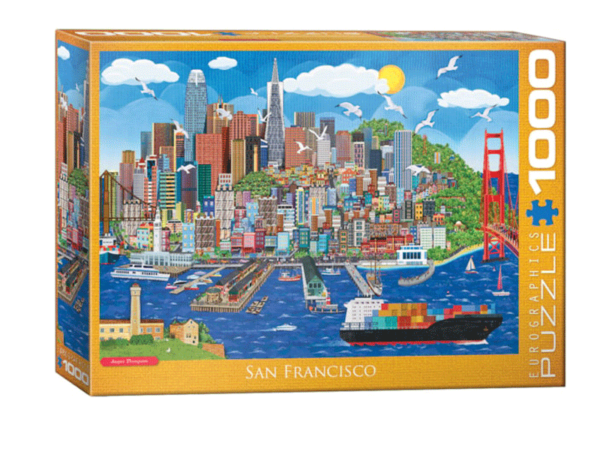 puzzle rompecabezas eurographics 1000 piezas san francisco paisaje