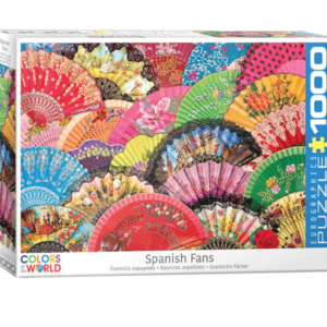 puzzle rompecabezas eurographics 1000 piezas abanicos españoles color coleccion