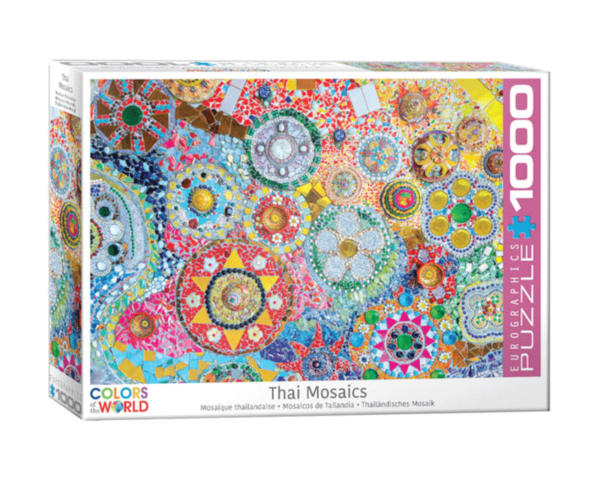 puzzle rompecabezas eurographics 1000 piezas mosaicos de tailandia color coleccion