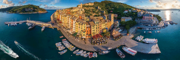 puzzle rompecabezas eurographics 1000 piezas porto venere italia puerto paisaje panoramico