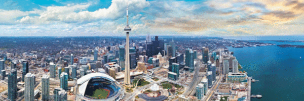 puzzle rompecabezas eurographics 1000 piezas toronto canada paisaje panoramico