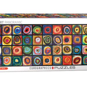 puzzle rompecabezas eurographics 1000 piezas estudio de color con cuadros kandinsky obra arte pintura