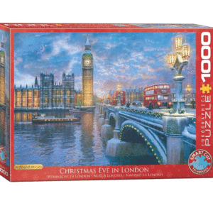 puzzle rompecabezas eurographics 1000 piezas navidad en londres invierno nieve inglaterra