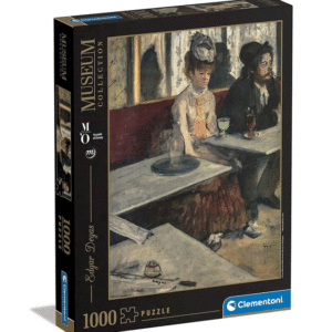 puzzle rompecabezas 1000 piezas cafe ajenjo edgard degas obra de arte pintura museo