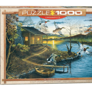 puzzle rompecabezas eurographics 1000 descanso de otoño paisaje laguna