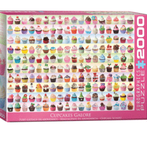 puzzle rompecabezas 2000 piezas eurographics magdalenas cupcake pasteles