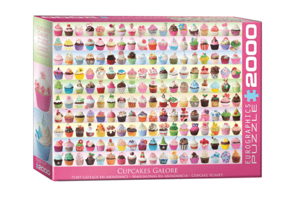 puzzle rompecabezas 2000 piezas eurographics magdalenas cupcake pasteles