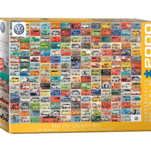 puzzle rompecabezas 2000 piezas eurographics la kombi rutera volkswagen vw