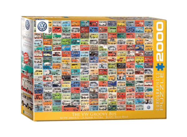 puzzle rompecabezas 2000 piezas eurographics la kombi rutera volkswagen vw