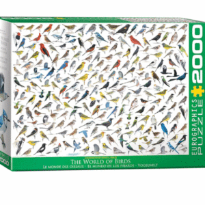 puzzle rompecabezas 2000 piezas eurographics mundo de pajaros aves