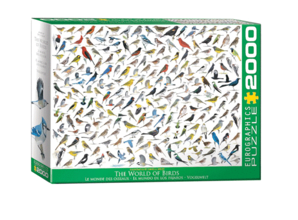 puzzle rompecabezas 2000 piezas eurographics mundo de pajaros aves