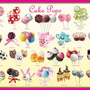 puzzle rompecabezas eurographics 300 piezas xl piezas grandes adulto mayor cake pops dulces