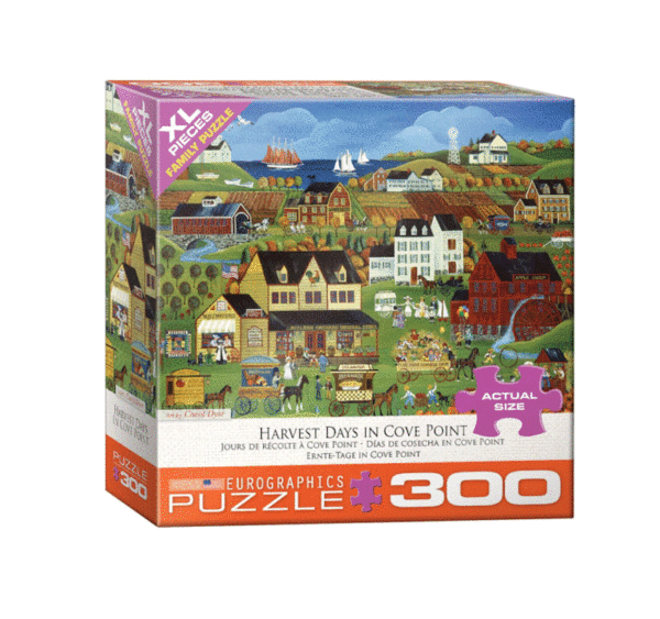 puzzle rompecabezas eurographics 300 piezas xl piezas grandes adulto mayor temporada de calabaza campo paisaje