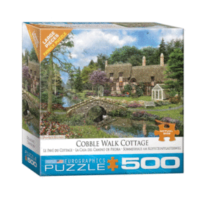 puzzle rompecabezas 500 piezas eurographics piezas xl grandes adulto mayor la casadel camino de piedra paisaje campo