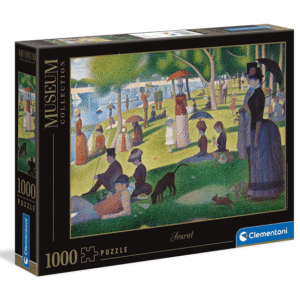 puzzle rompecabezas 1000 piezas clementoni obra de arte pintura Tarde De Domingo En La Isla De La Grande Jatte, Seurat