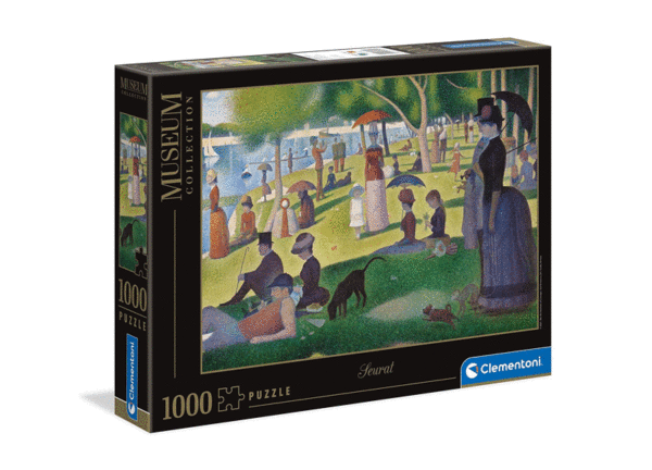 puzzle rompecabezas 1000 piezas clementoni obra de arte pintura Tarde De Domingo En La Isla De La Grande Jatte, Seurat