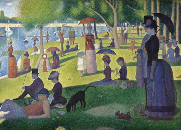 Tarde De Domingo En La Isla De La Grande Jatte, Seurat